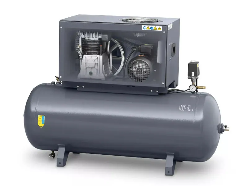 Atlas Copco Piston Compressor, 10HP, on 120 Gallon tank with after coo -  ibid-machinery